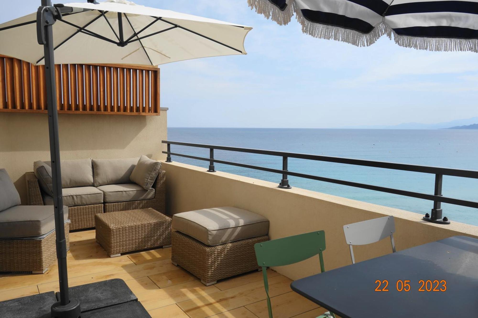 L'Ambre Appartement LʼÎle-Rousse Buitenkant foto
