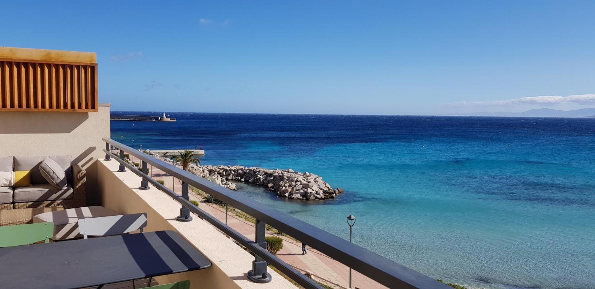 L'Ambre Appartement LʼÎle-Rousse Buitenkant foto