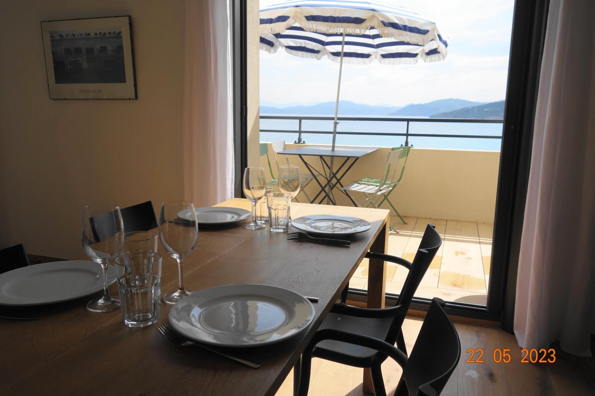 L'Ambre Appartement LʼÎle-Rousse Buitenkant foto