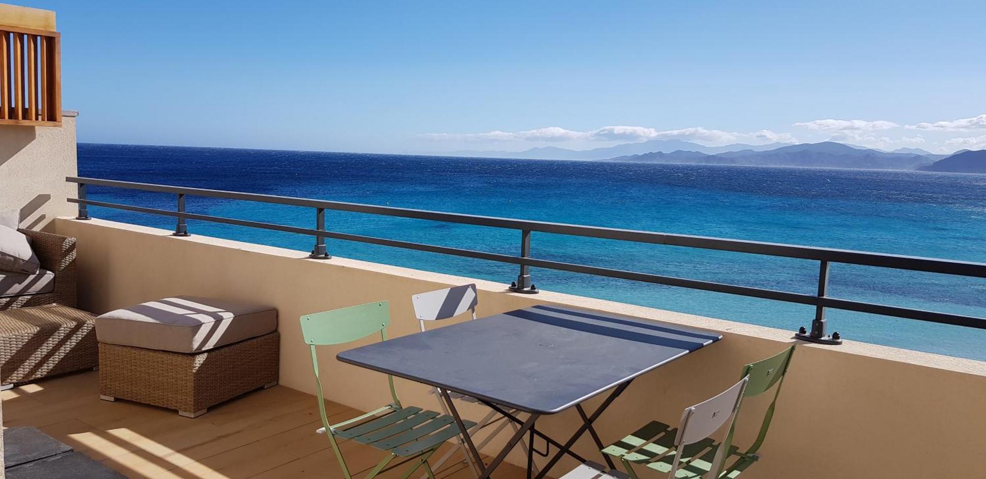 L'Ambre Appartement LʼÎle-Rousse Buitenkant foto